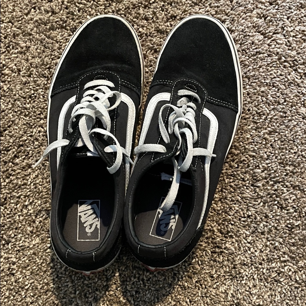 Vans Classic Black and White Low-Tops